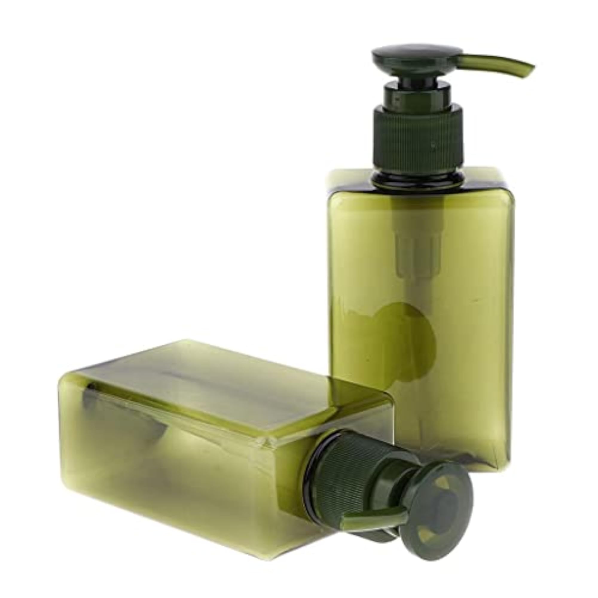 2pc 150ml Empty PET Shampoo Conditioner Pump Bottles